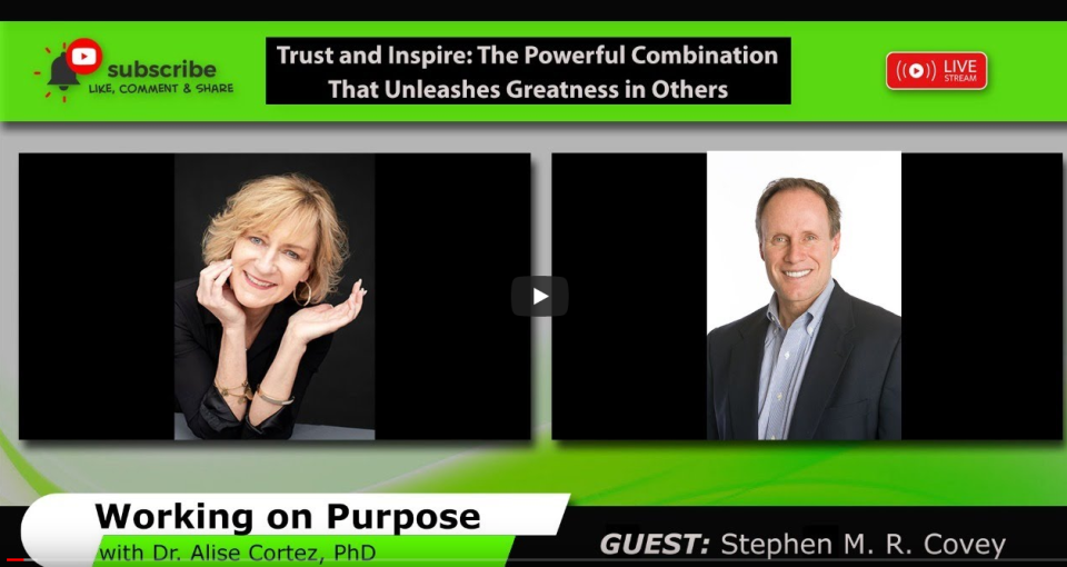 Trust and Inspire - Stehpen Covey